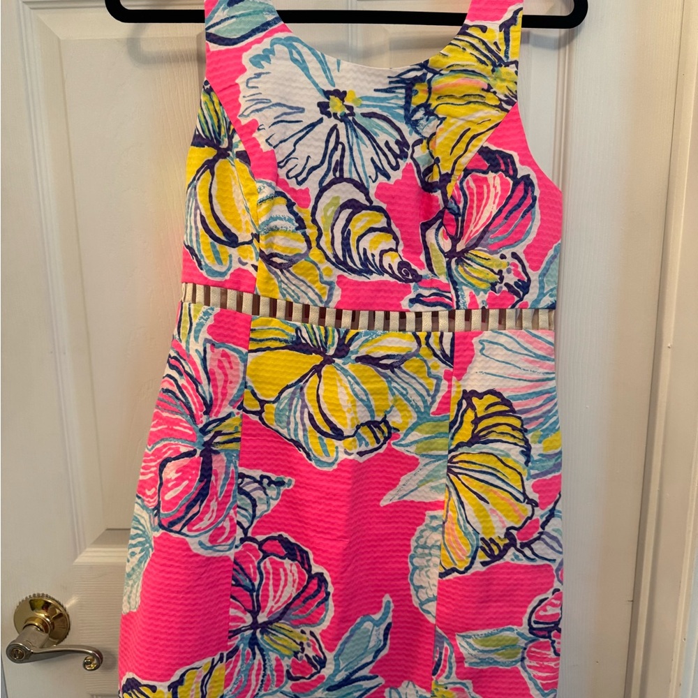 NWT Lilly Pulitzer Iggy Shift Dress – Size 8 – Kir Royal Print